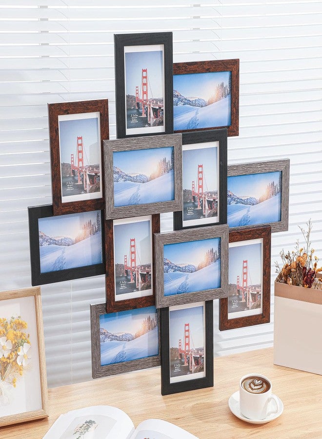 Marsui Collage Picture Frames 4x6 Picture Frames Set of 12 for Wall Decor Multi Family Photo for Farmhouse Living Room Office Hanging Display Decor - Image 4