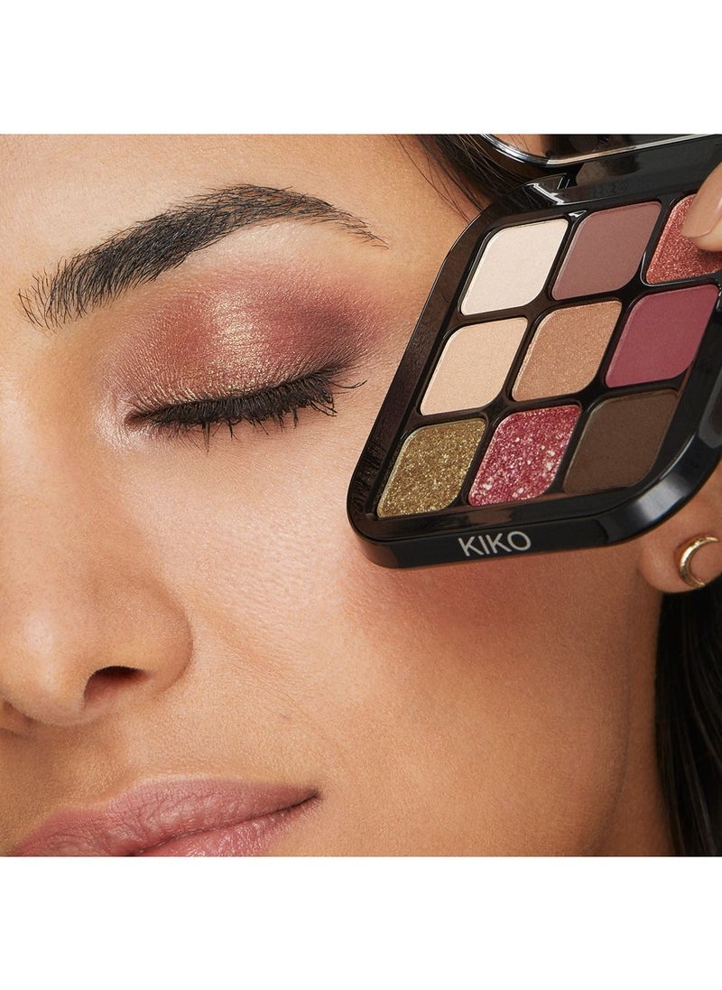 KIKO MILANO - Glamour Multi Finish Eyeshadow Palette 03 Burgundy Notes - Image 1
