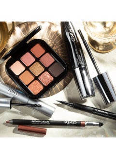 KIKO MILANO Glamour Multi Finish Eyeshadow Palette 03 Burgundy Notes  - Image 5