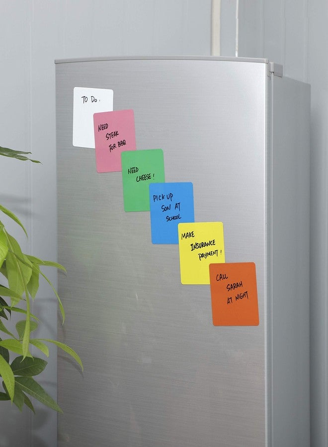Navy Penguin Dry Erase Magnets Set - 24 Pack - 4x4 in Whiteboard Magnetic Planning Pads Labels - Small White Board Magnet Strips Name Tags for Home, Office and Classroom - Image 4