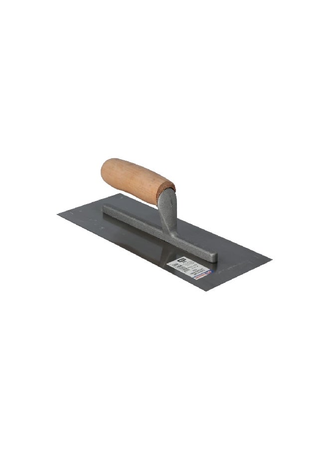 MARSHALLTOWN Durable and Efficient Finishing Trowel with Curved Wood Handle Beige and Silver 11 x 4.5 Inch 990S - Image 2