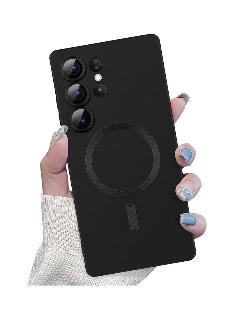 X-level Samsung Galaxy S25 Ultra Case with Full Camera Lens Protection,Soft TPU Anti-Scratch Shockproof Phone Case with Wireless Charging for Samsung Galaxy S25 Ultra 5G,Black - Image 1