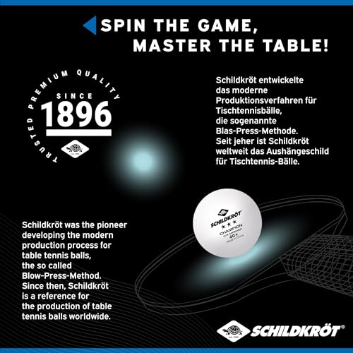 Schildkröt Schildkrot Champion 3 * 40+ Table Tennis Ball (3 Balls Can) - Image 4