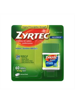ZYRTEC 24 Hour Allergy Relief Tablets Indoor And Outdoor Allergy Medicine With 10 Mg  - Image 1