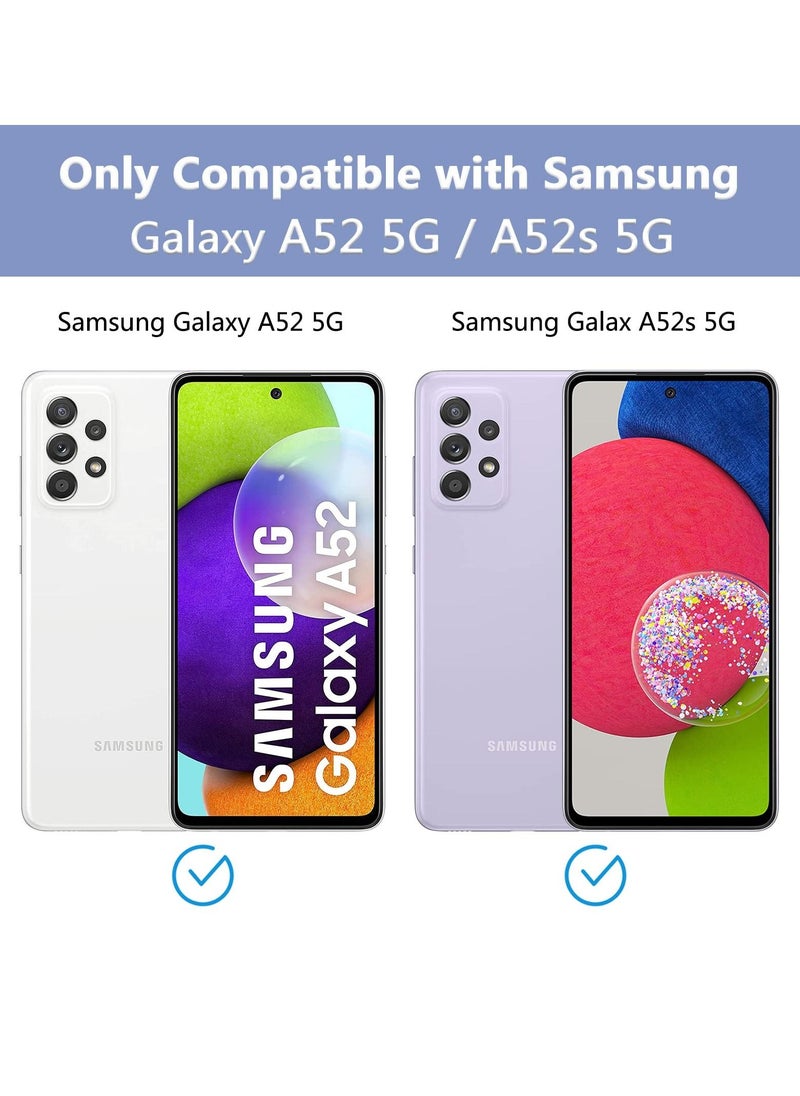 BORTONY - Samsung Galaxy A52s Case Soft Liquid Silicone With Inside Microfiber Lining Shockproof Camera Protective Back Cover - Image 1