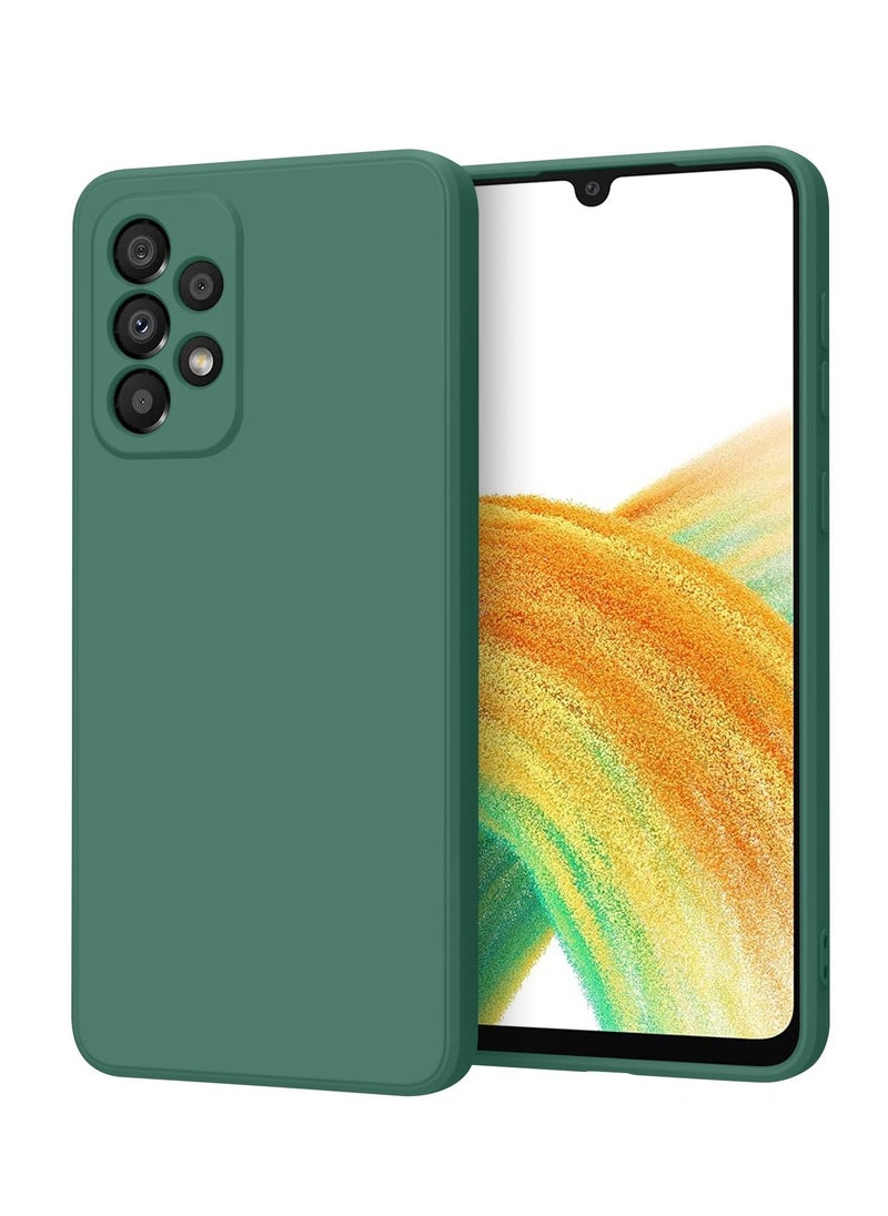 BORTONY - Samsung Galaxy A52s Case Soft Liquid Silicone With Inside Microfiber Lining Shockproof Camera Protective Back Cover - Image 1