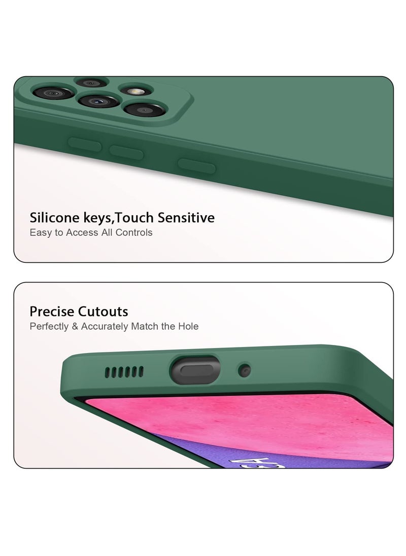 BORTONY - Samsung Galaxy A52s Case Soft Liquid Silicone With Inside Microfiber Lining Shockproof Camera Protective Back Cover - Image 1