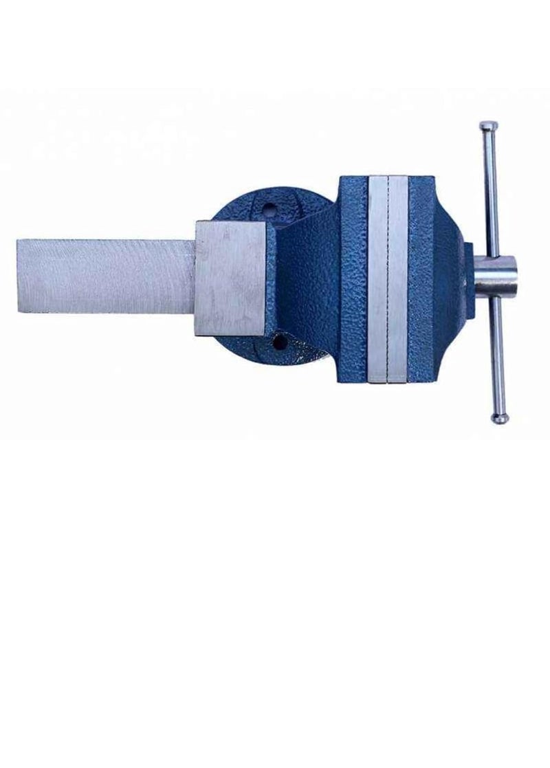 Meezan H S Hand Tools Bench Vice Steel Bench Vise Germany Base Professional Bench Vice Steel Iron Heavy Duty Swivel Base Cast iron No 6  - Image 2