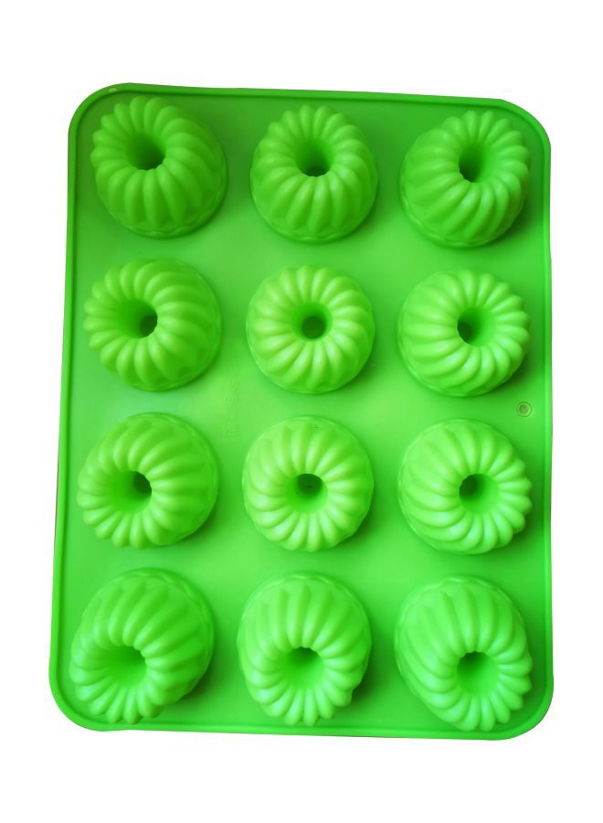 نيبمينينت قالب خبز يحتوي على 12 تجويف. أخضر 31x24سم - Image 1