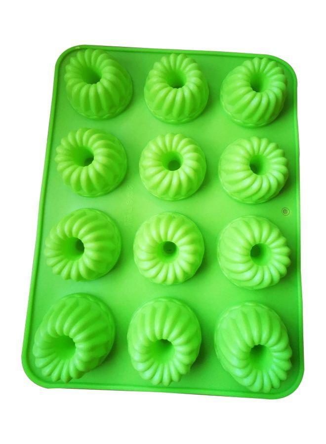 نيبمينينت قالب خبز يحتوي على 12 تجويف. أخضر 31x24سم - Image 2