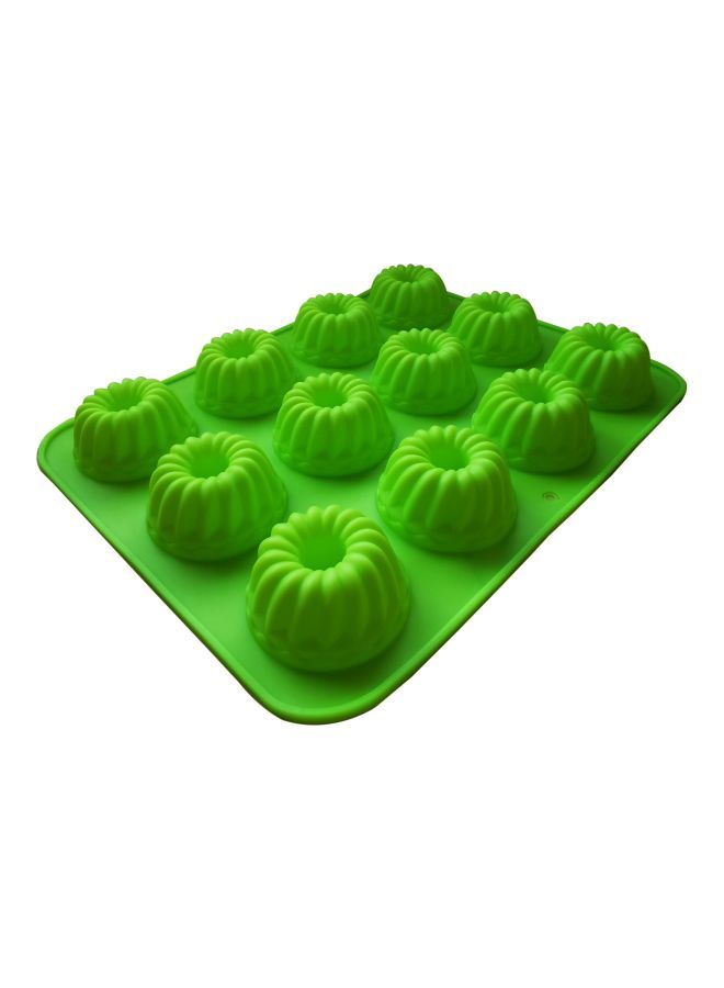نيبمينينت قالب خبز يحتوي على 12 تجويف. أخضر 31x24سم - Image 3