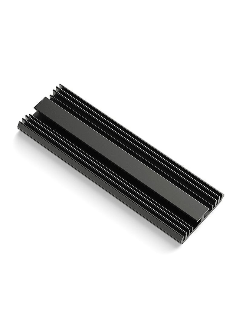 Generic M.2 NVMe SSD Cooling Vest Thermal Silicone Pad with Screws Black 
