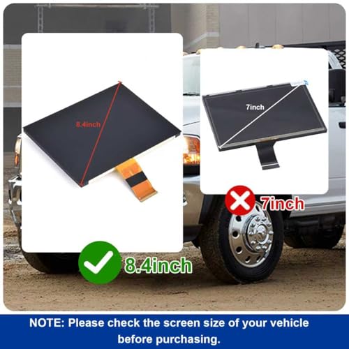 Dngbymx 8.4" Uconnect Touch Screen 4C UAQ LCD Monitor Radio Navigation Compatible with Dodge RAM Chrysler Gladiator Compass Wrangler Cherokee Challenger Durango 2017-2022 Replace # LA084X01(SL)(02) - Image 3