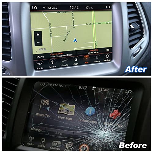 Dngbymx 8.4" Uconnect Touch Screen 4C UAQ LCD Monitor Radio Navigation Compatible with Dodge RAM Chrysler Gladiator Compass Wrangler Cherokee Challenger Durango 2017-2022 Replace # LA084X01(SL)(02) - Image 5