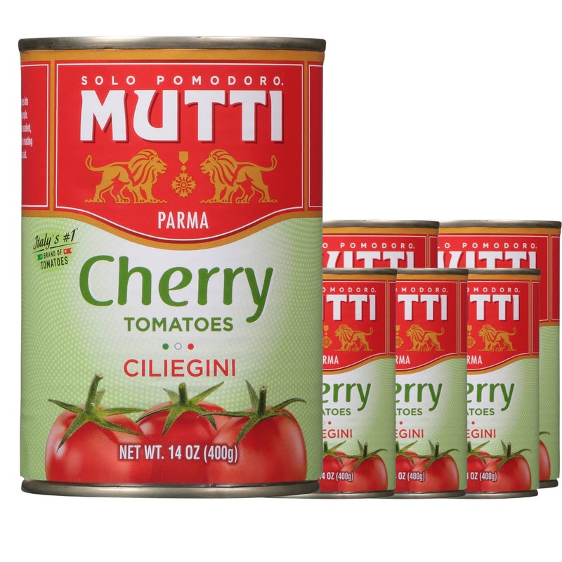 Mutti Cherry Tomatoes Ciliegini 14 oz  6 Pack  Italys 1 Brand of Tomatoes  Fresh Taste for Cooking  Canned Tomatoes  Vegan Friendly  Gluten Free  No Additives or Preservatives - Image 3