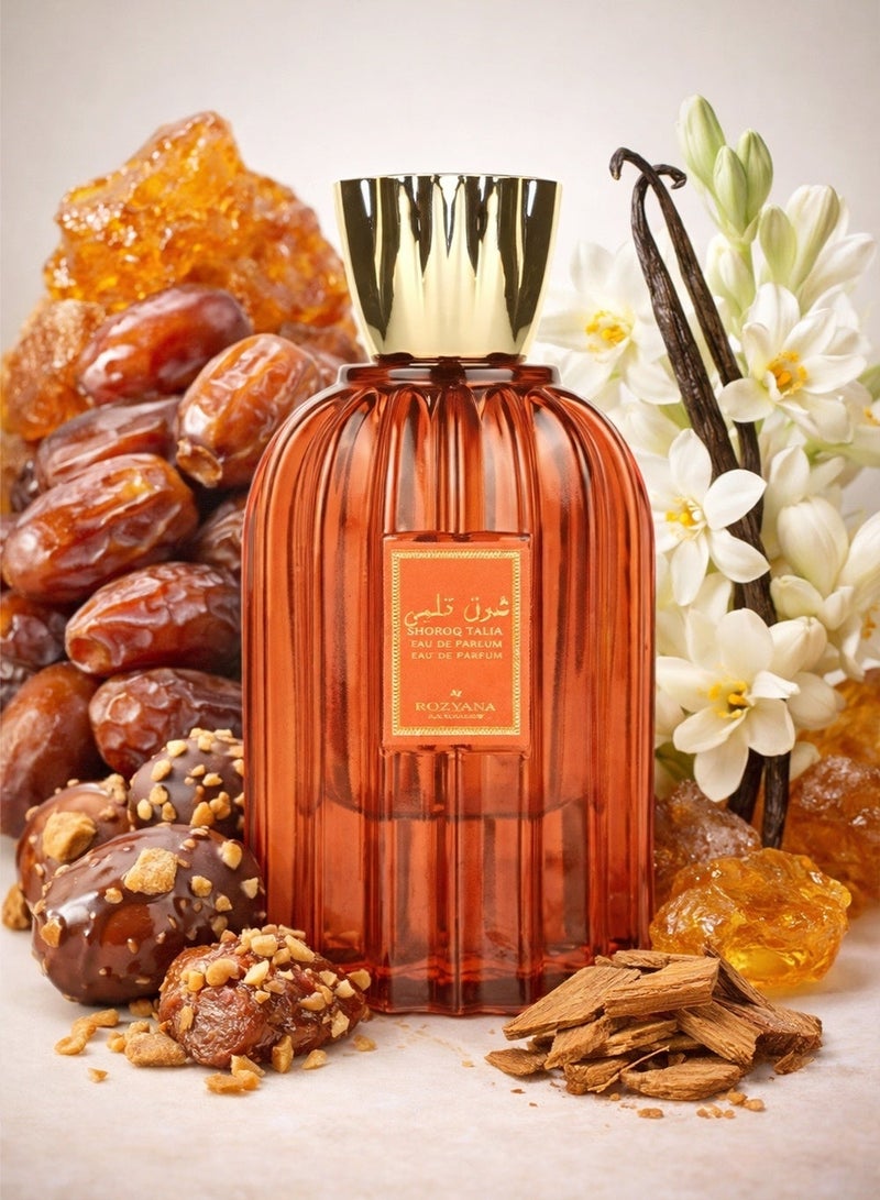 Rotana Perfumes Rotana Shouq Al Qalbi EDP 100ml – Long-Lasting Unisex Arabic Sweet Fragrance with Bergamot, Praline, Tonka & Amberwood - Image 1