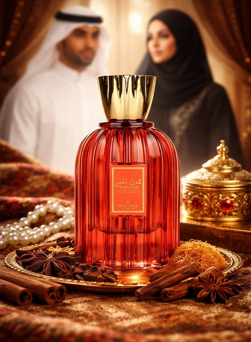 Rotana Perfumes Rotana Shouq Al Qalbi EDP 100ml – Long-Lasting Unisex Arabic Sweet Fragrance with Bergamot, Praline, Tonka & Amberwood - Image 3