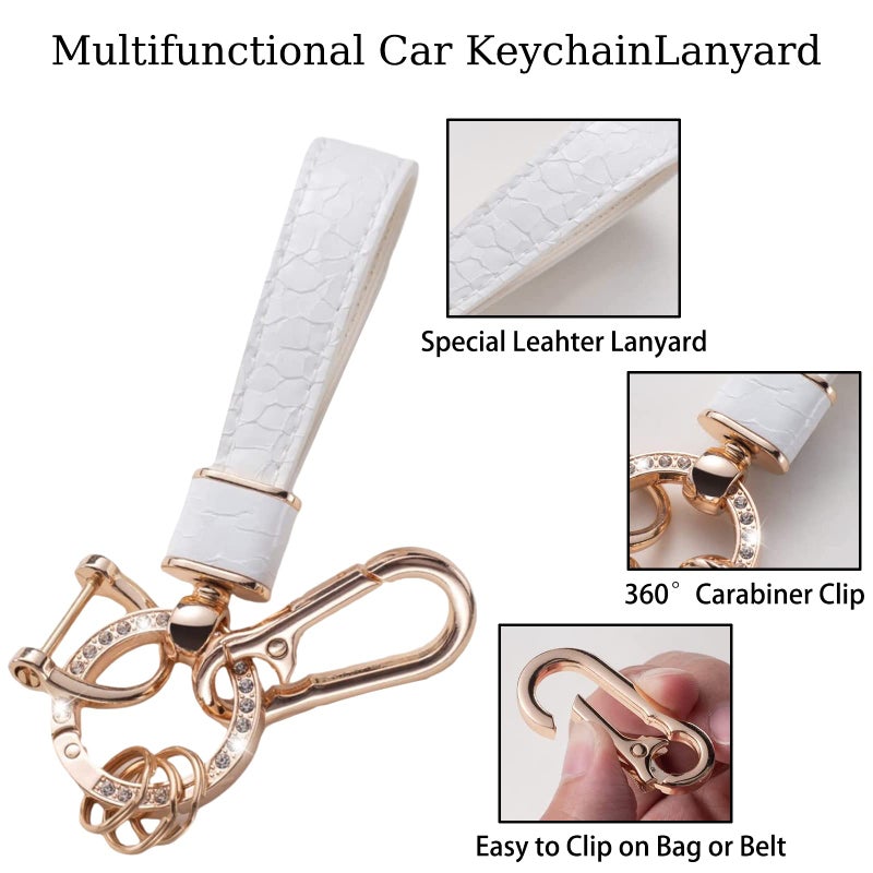 CACARLIKE for key Fob Cover with Keychain, Car Key Fob Case Smart Key Protector Holder - Image 5