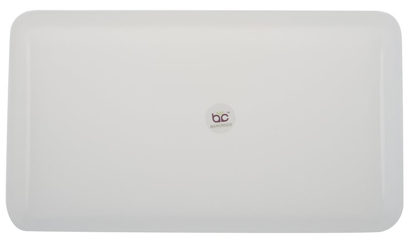 Barcrock Acrylic Premium Serving Tray for Kitchen and Dinning, Pack of 3 (White) - Image 2