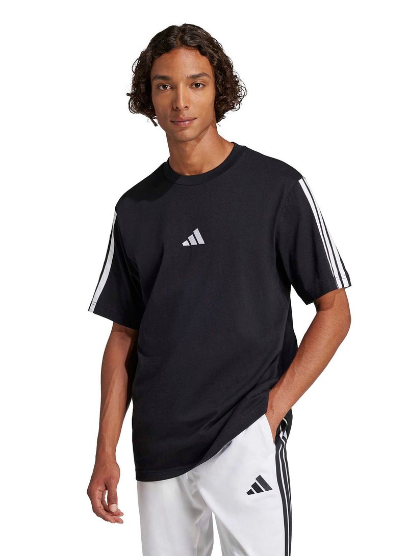 Adidas Essentials 3-Stripes Single Jersey T-Shirt - Image 1