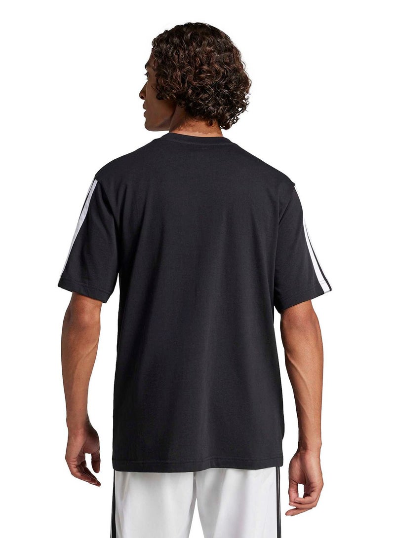 Adidas Essentials 3-Stripes Single Jersey T-Shirt - Image 2