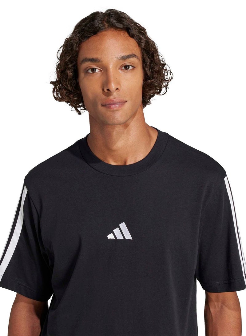 Adidas Essentials 3-Stripes Single Jersey T-Shirt - Image 4