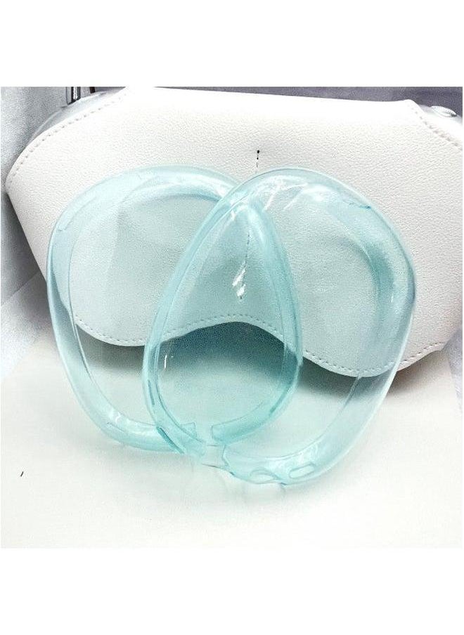Generic - Applicable To Apple Air Pods Max Bluetooth Wireless Headset Transparent Soft Shell Protective Cover-Color:light Blue/outer Earmuffs-Model:Air Naked - Image 1