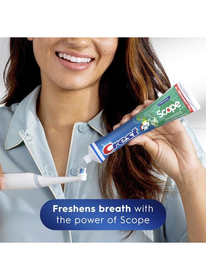 Crest + Scope Complete Whitening Toothpaste, Minty Fresh, 5.4 Oz (Pack of 3) - Image 3