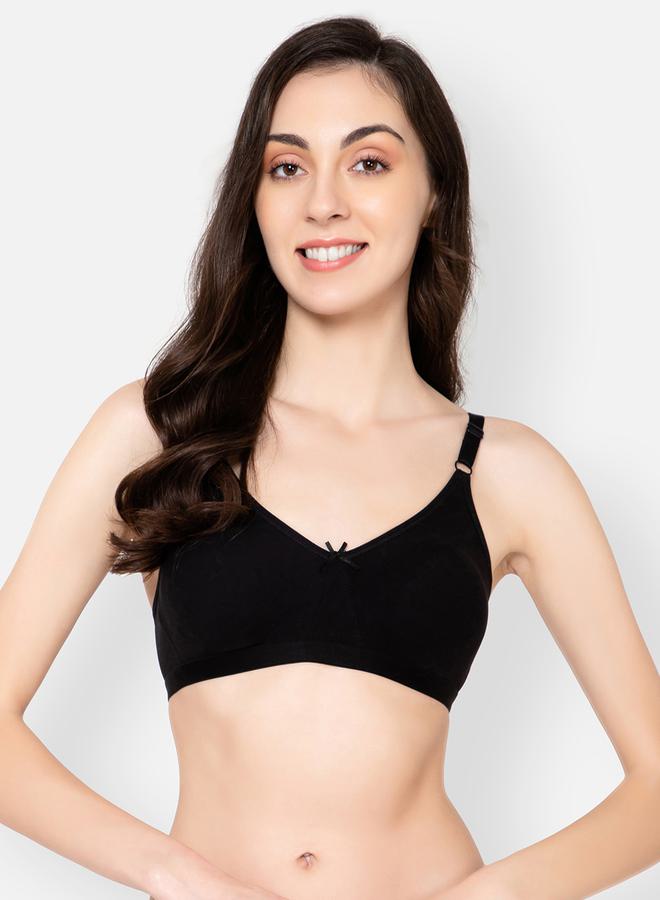 Clovia Non-Padded Non-Wired Cotton T-Shirt Bra by Styli - Image 3