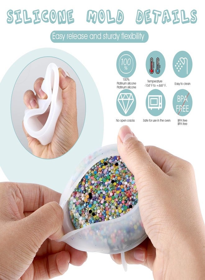 Prasacco Mushroom Jar Resin Molds Silicone Molds with Lid for DIY Storage Bottle Jewelry Box Candle Holder Candy Container Home Decor - Image 4