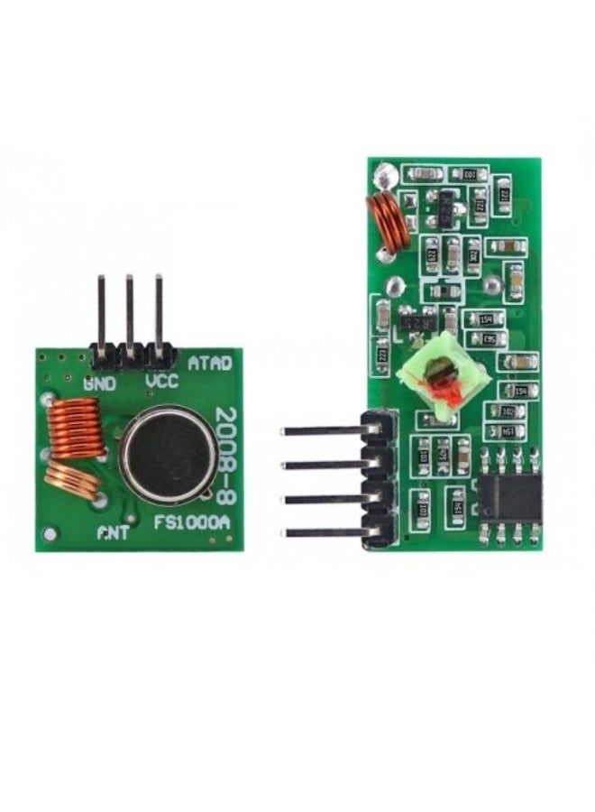 RF 433MHz Transmitter/Receiver Module – Wireless Transceiver Link for Arduino, Raspberry Pi & Home Automation - Image 1