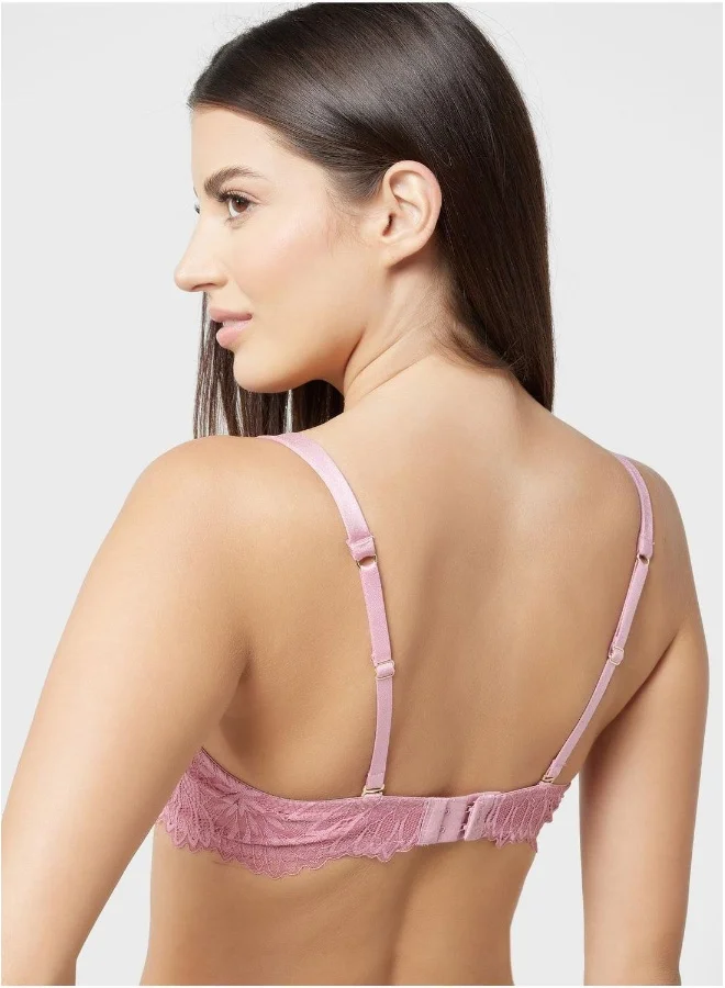 La Senza Plunge Neck Strap Detail Bra