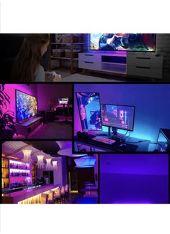 POWER 2 Pieces (5 Meters + 5 Meters) RGB LED Strip Indoor and Outdoor 5 Meters Remote Control Set Plug and Play  - Image 3