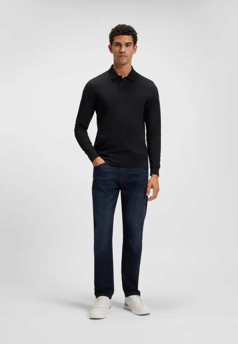BOSS Dark Blue Delaware slim-fit jeans in blue comfort-stretch denim for Men | Best Price UAE