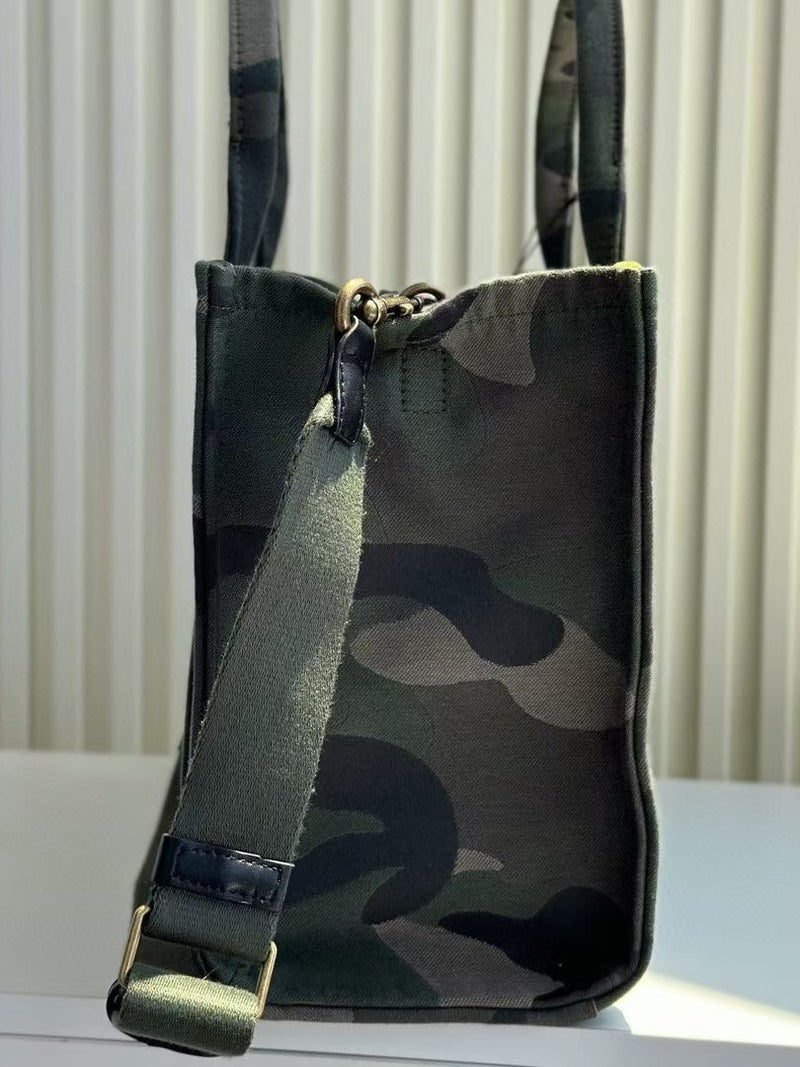 Mj Same Camouflage Canvas Tote Bag Women'S Bag Shoulder Crossbody Handbag - Image 5