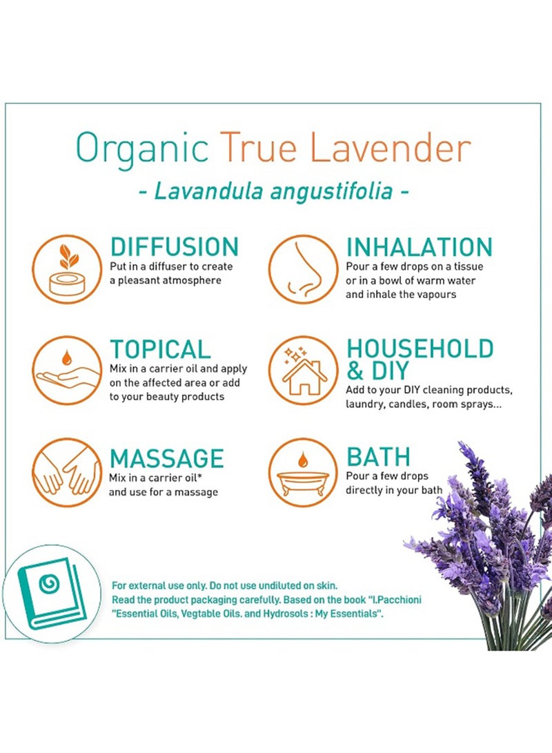 Puressentiel Essential Oils For Diffusion Infused With True Lavender Blend Enriched With Essential Oils 30Ml  - Image 5