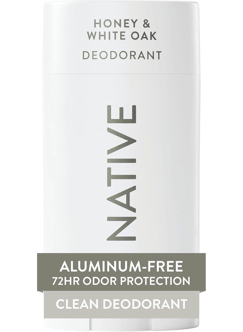 Native Deodorant Contains Naturally Derived Ingredients, 72 Hour Odor Control | Deodorant for Women and Men, Aluminum Free with Baking Soda, Coconut Oil and Shea Butter | Honey & White Oak