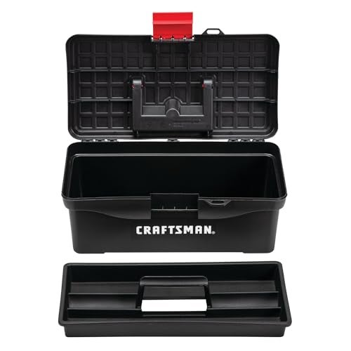 CRAFTSMAN Tool Box, Lockable, 13 in., Red/Black (CMST13004) - Image 4