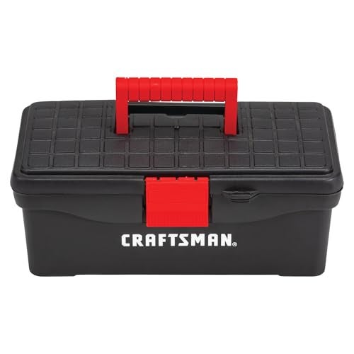 CRAFTSMAN Tool Box, Lockable, 13 in., Red/Black (CMST13004) - Image 1
