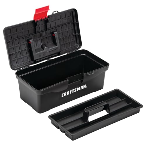 CRAFTSMAN Tool Box, Lockable, 13 in., Red/Black (CMST13004) - Image 5