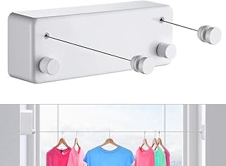 JOOM Retractable Clothesline Indoor Clothes Lines retracting | Heavy Duty for Drying Laundry line Outdoor|Wall Mounted - Image 1