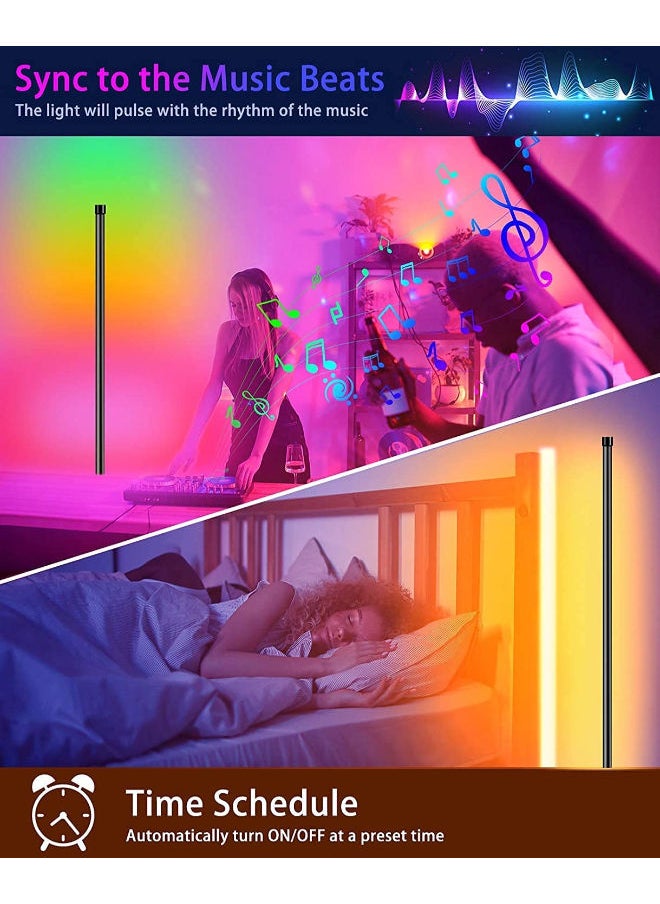 SHOPI - Bluetooth Control LED Light Corner Lamp Multicolour - Image 1