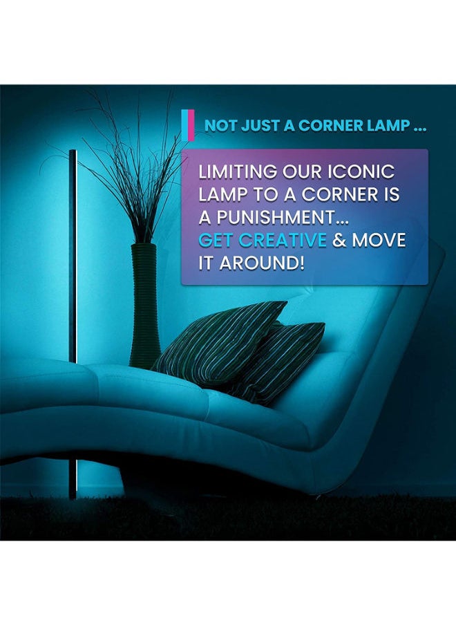 SHOPI - Bluetooth Control LED Light Corner Lamp Multicolour - Image 1