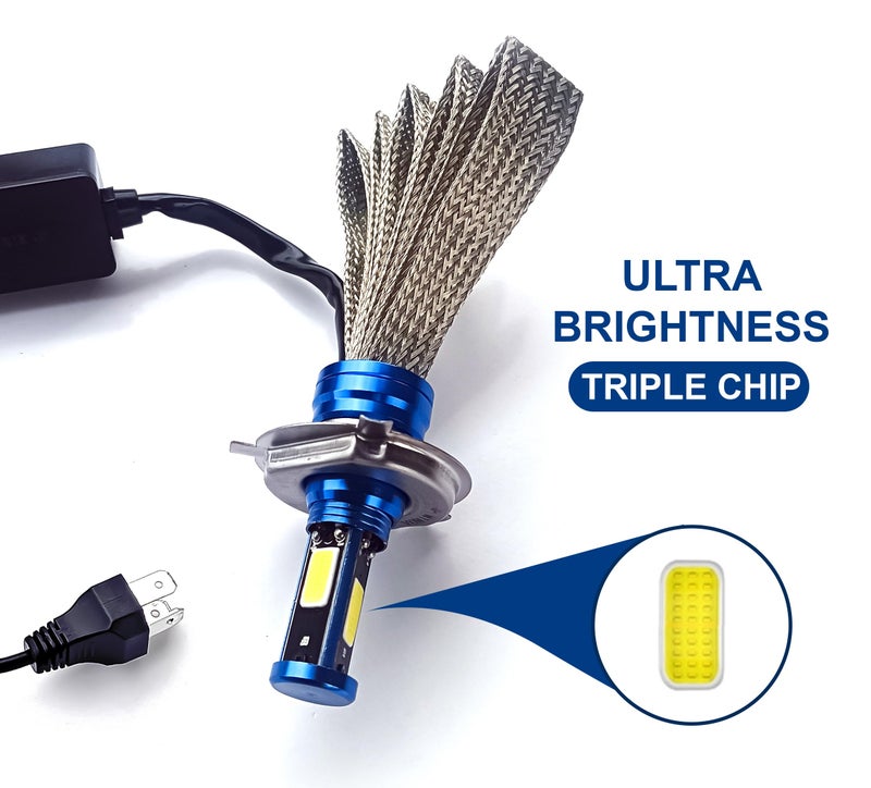 Auto Pearl High Power Z3-HS1 with Copper Strip Heatsink Headlight Led Bulb Compatible with Pulsar 220 F (Pack of 1) - Image 4