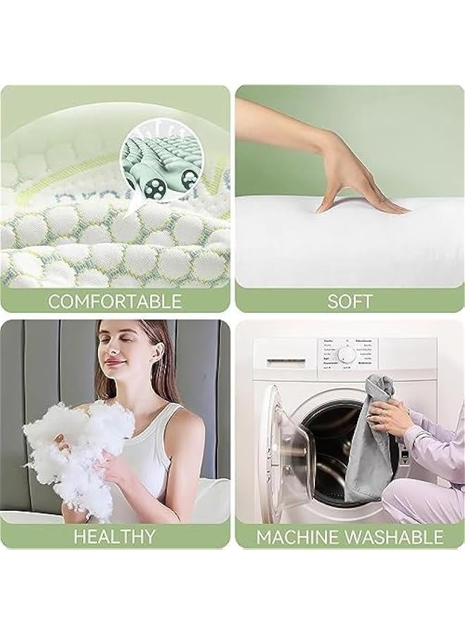 Pregnancy Pillow for Sleeping, Pregnancy Body Pillow for Pregnant Women Maternity Pillow Wedge, Detachable and Adjustable Double-Sided with Pillow Cover Support for Pregnancy Belly/Back Support - Image 4