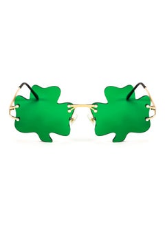 فيسيدي نظارات شمسية من نبات الشامروك الأيرلندي بمناسبة عيد القديس باتريك، زي Leprechaun الأخضر المحظوظ للنساء والرجال B2369  - Image 3