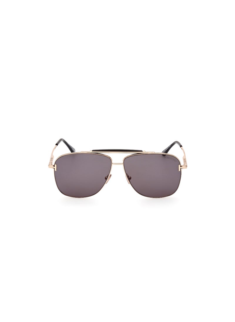 TOM FORD TOM FORD FULL RIM UV PROTECTION NAVIGATOR MALE METAL SUNGLASSES FT101728A60  - Image 2