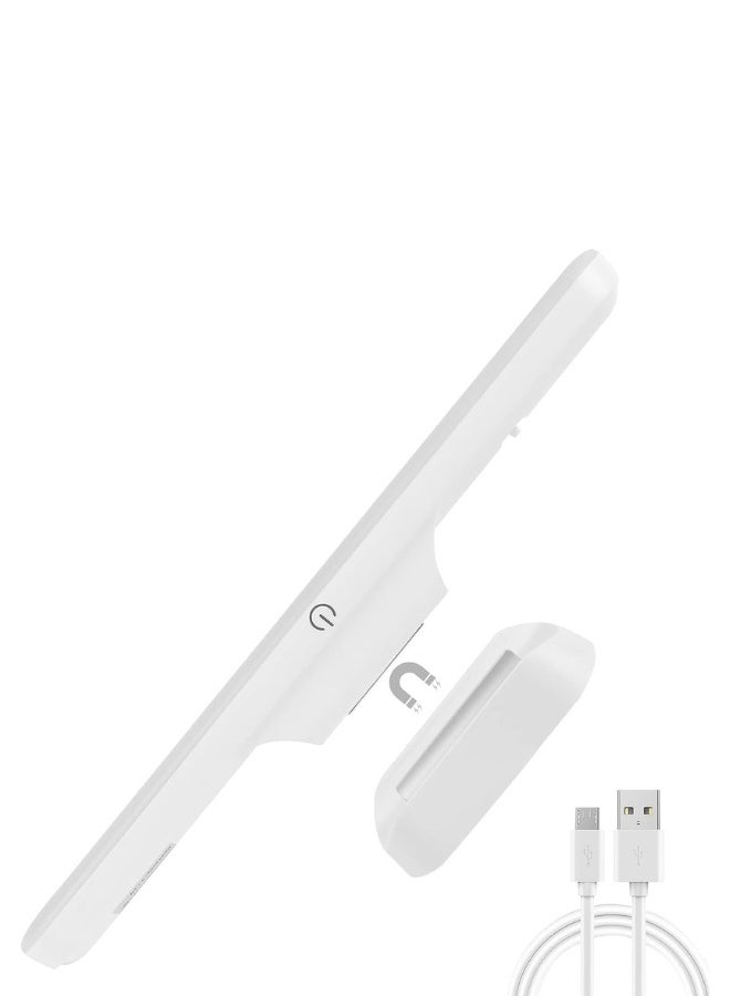 Under Cabinet Lights，Rechargeable Battery Led Lights Ba，Dimmable Led Light Bar With 3 Color Modes， USb Rechargeable，Wall Shelf, Closet, Mirror, Bedside, Kitchen Lighting - Image 1