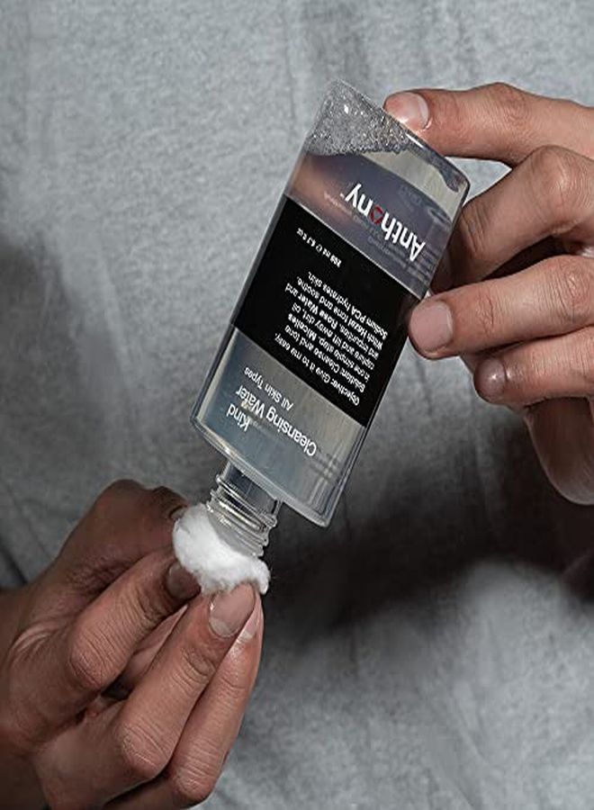 Anthony تونر هازل الساحرة للوجه ماء تنظيف لطيف يحتوي على ماء الورد لتوحيد البشرة وتهدئتها، وصوديوم PCA لترطيب البشرة، وميكيلات لإزالة الزيوت الزائدة والشوائب، 6.7 أونصة سائلة - Image 3