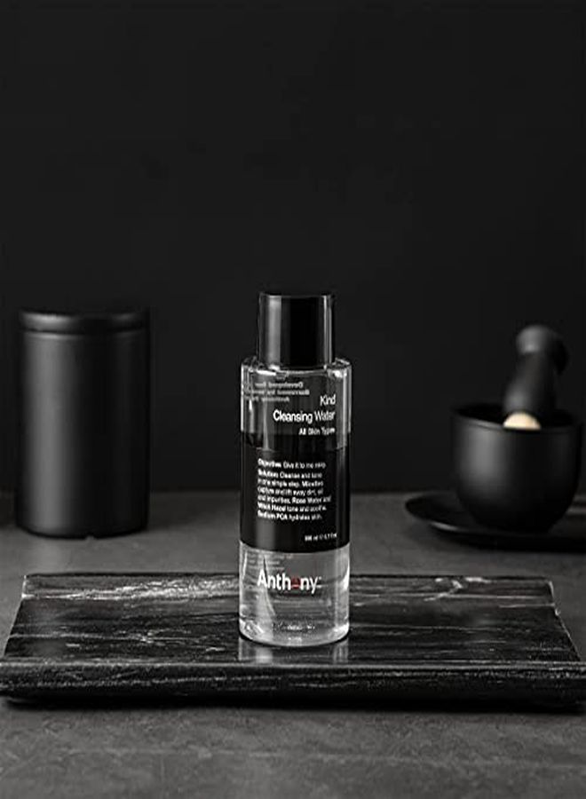 Anthony تونر هازل الساحرة للوجه ماء تنظيف لطيف يحتوي على ماء الورد لتوحيد البشرة وتهدئتها، وصوديوم PCA لترطيب البشرة، وميكيلات لإزالة الزيوت الزائدة والشوائب، 6.7 أونصة سائلة - Image 2